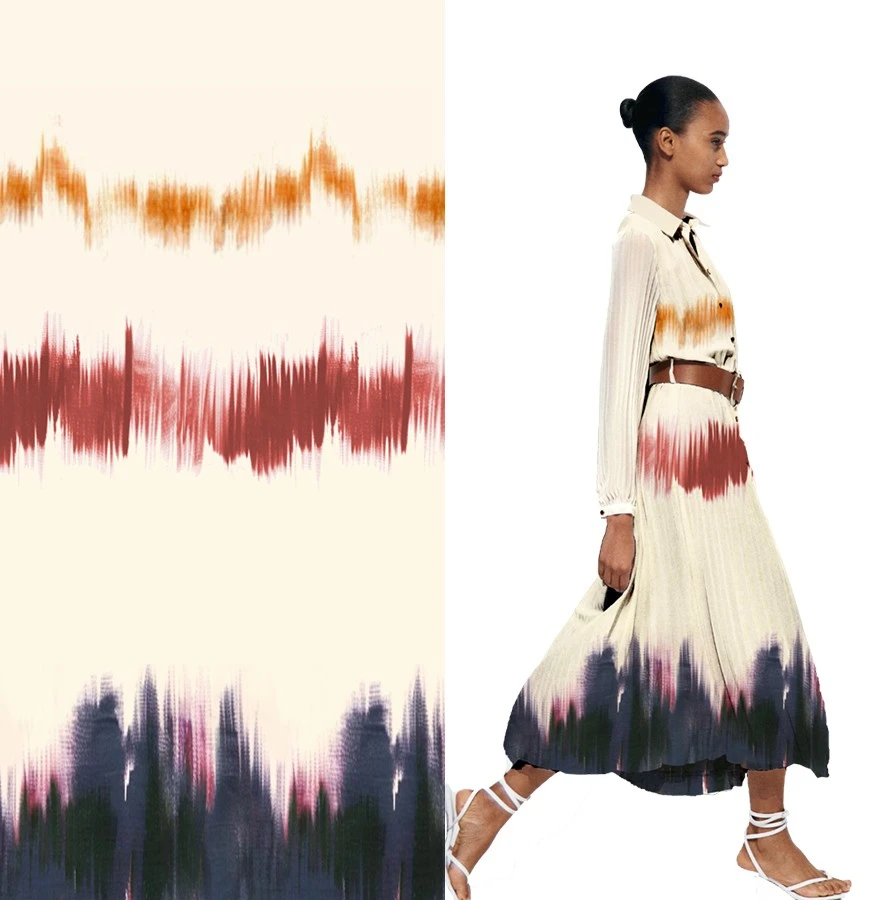 Digital Real Original Print Design Soft Focus Fuzzy Effect